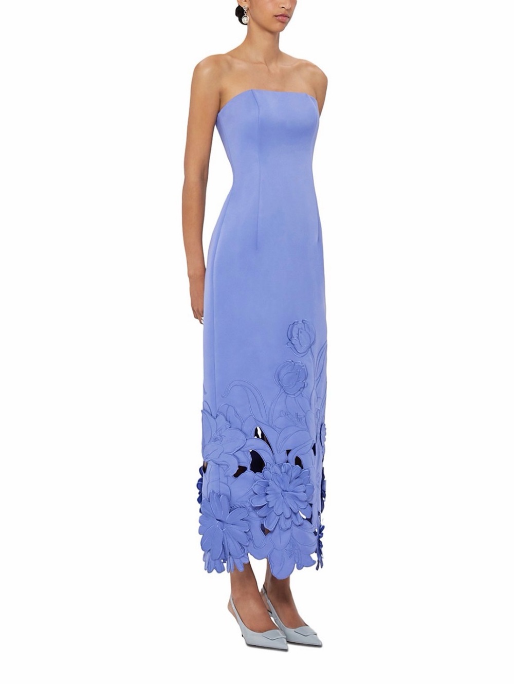 Leo Lin Periwinkle Maxi Dress - Picture 2 of 9